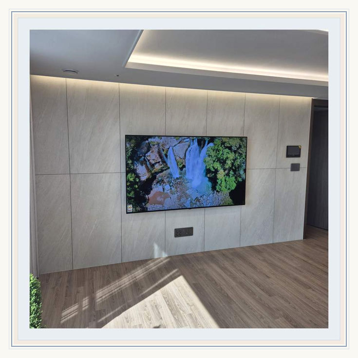 은평 불광 갈현 석고보드 보강부터 점검 관련 설치 참고 사진 1 · 세대별 다른 설치면을 고려한 타공·무타공 선택