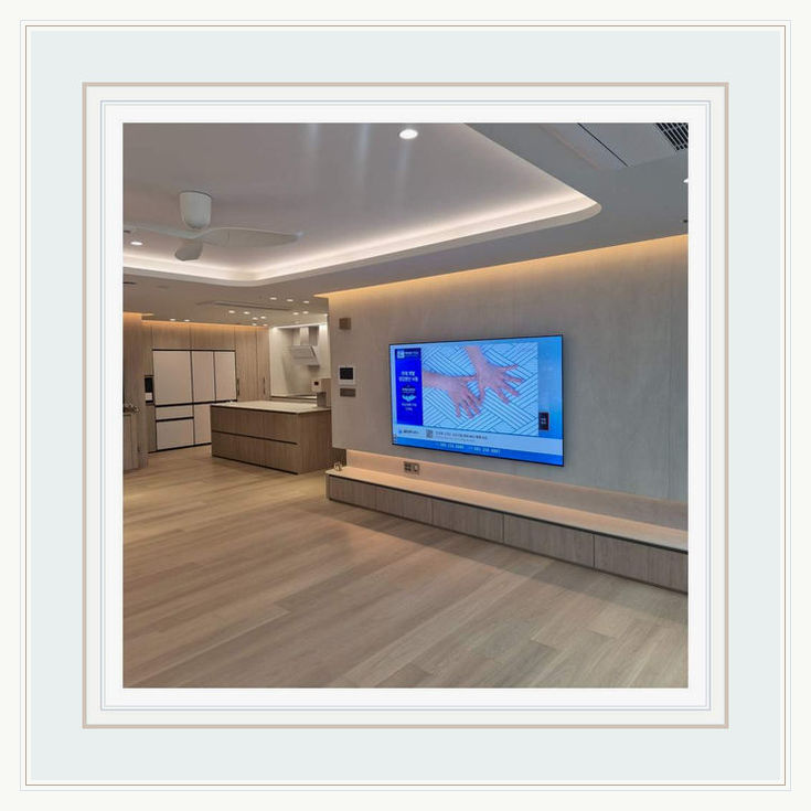 강남 역삼 대치 스탠드 거치대 철거비 관련 설치 참고 사진 1 · 제품별 HDMI·랜·전원 연결 방향 차이를 검토하는 과정